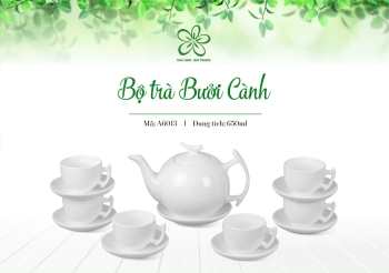 Bộ bình tách trà Bát Tràng